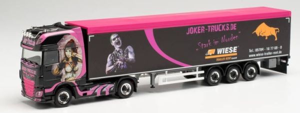 HER313674 - DAF XF SSC 4x2 Trucker Babe Tamara with 3 Axles trailer JOKER TRUCKS - 1