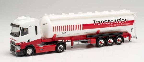 HER314077 - RENAULT T 4x2 with silo trailer 3 Axles TRANSSOLUTION - 1