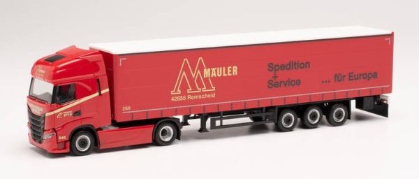 HER314121 - IVECO S-Way 4x2 with tarpaulin trailer 3 Axles GUSTAV MÄULER - 1