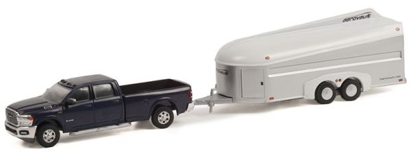 GREEN32240-D - DODGE RAM 3500 2021 with trailer 2 Axles from the HITCH & TW series in blister pack - 1