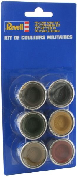 REV32341 - 6 pots of military color enamel paint - 1