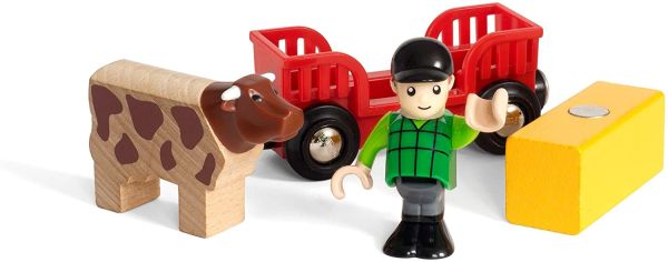 BRIO33879 - Discovery pack Farmer with his cow - 1
