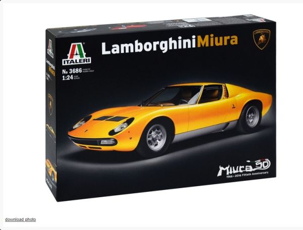ITA3686 - LAMBORGHINI Miura to assemble and paint - 1