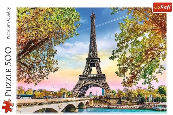 TRF37330 - Puzzle 500 Pieces Romantic Paris - 1