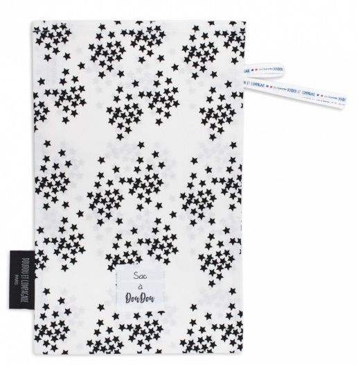 DC3766-4 - MY SAC A DOUDOU in cotton - star patterns - 1
