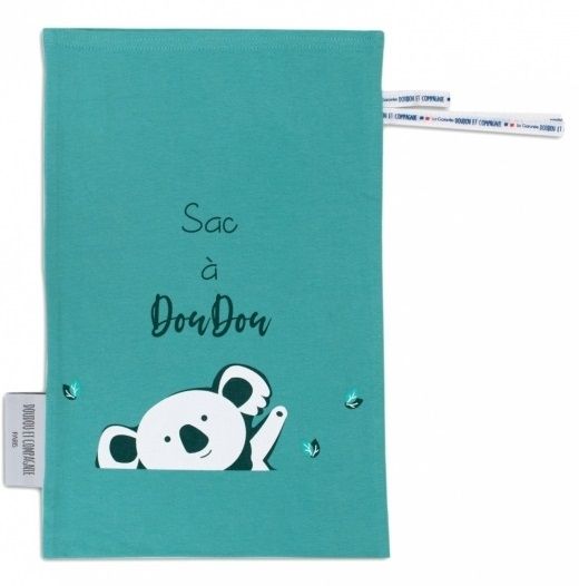DC3767-2 - MY SAC A DOUDOU in cotton - fun Blue - 1