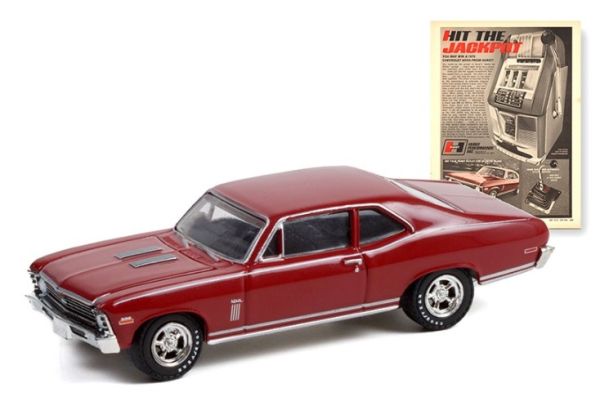 GREEN39090-C - 1970 CHEVROLET Nova from the VINTAGE AD CARS series under blister - 1