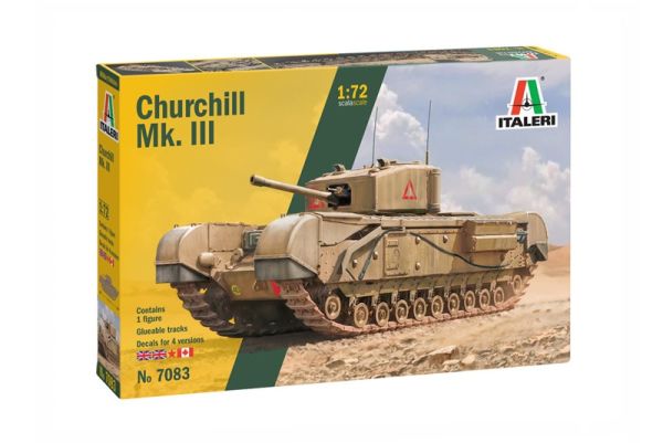 ITA7083 - Churchill Mk. III tank to assemble and paint - 1