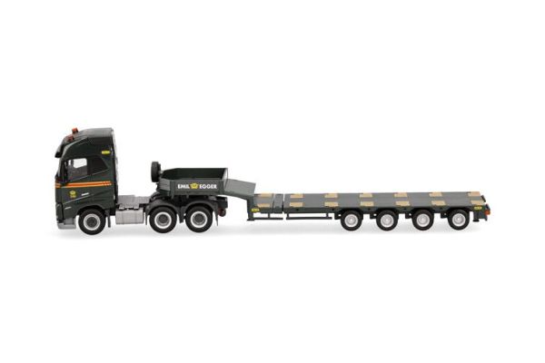 HER318853 - VOLVO FH GL 6x4 with 4-axle flatbed EMIL EGGER - 1