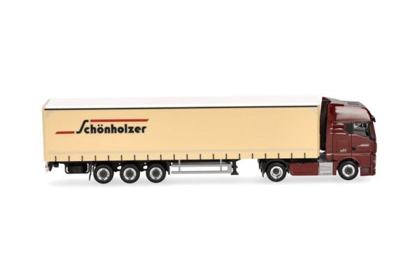HER962216 - MAN TGX GX 4x2 with 3-axle SCHONHOLZER trailer - 1