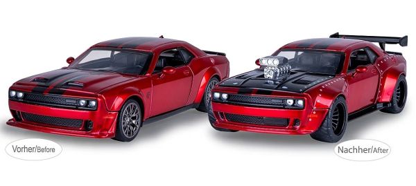 JAM402614 - 2022 DODGE Challenger SRT Jailbreak 2-in-1 Red Buildable - 1
