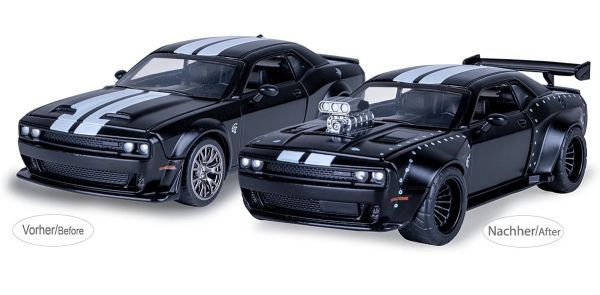 JAM402615 - 2022 DODGE Challenger SRT Jailbreak 2-in-1 Black Buildable - 1