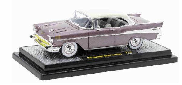 M2M-40300-115B - 1957 Chevrolet Bel Air Hardtop Metallic Pink - 1
