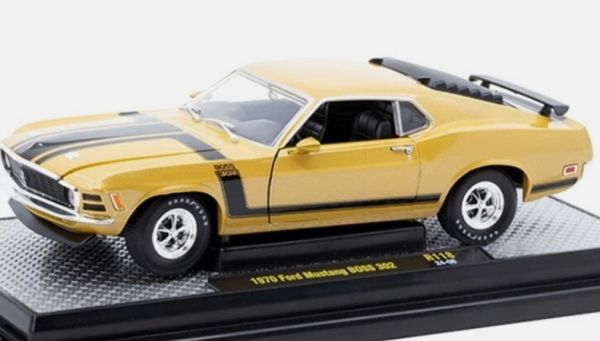 M2M-40300-118B - FORD Mustang Boss 302 1970 Gold - 1