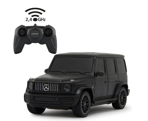 JAM405191 - MERCEDES AMG G63 Matte Black with tinted windows - Radio-controlled - 1