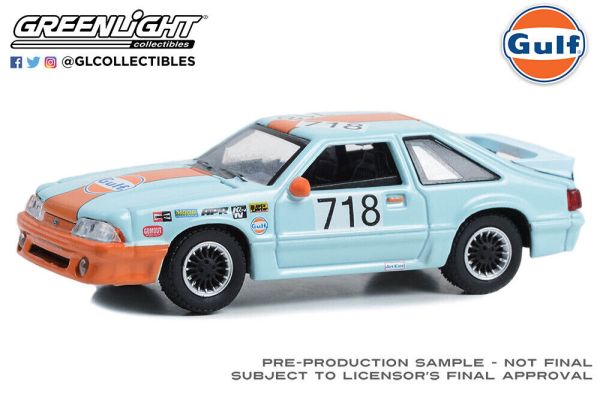 GREEN41135-E - 1989 FORD Mustang GT blue - 1