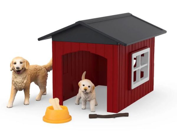 SHL42722 - Golden Retriever Doghouse - 1