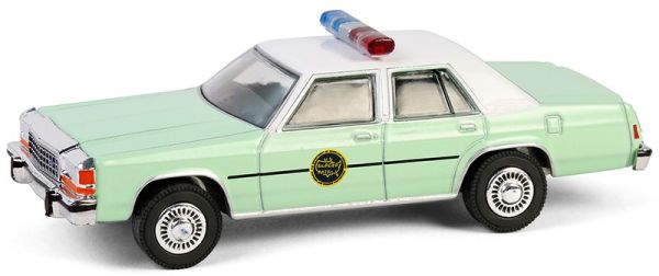 GREEN43035-B - 1983 FORD LTD Crown Victoria US Customs HOT PURSUIT series in blister pack - 1