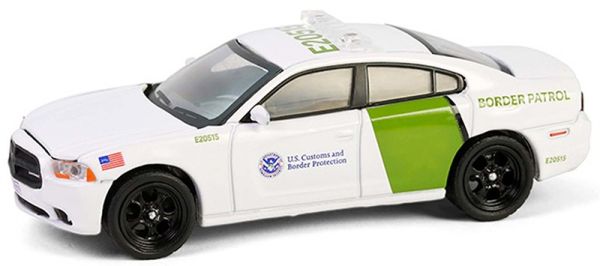 GREEN43035-D - 2014 DODGE Charger US Customs HOT PURSUIT series in blister pack - 1