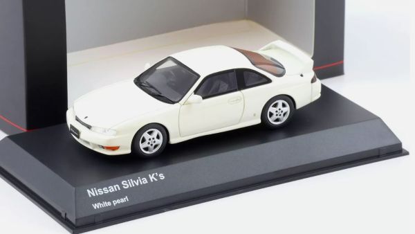 KYO43112W - NISSAN Silvia K's Pearl white - 1