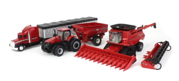 ERT44384 - CASE IH 8250 Harvester Tractor Package CASE IH 340 Grain Trailer and CASE IH Truck Trailer - 1