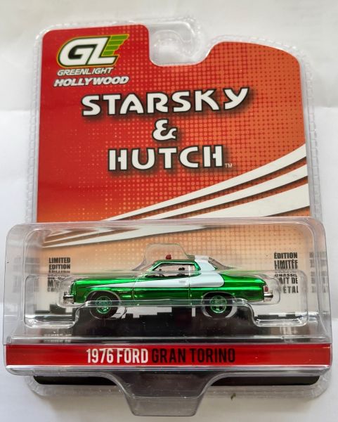 GREEN44780-A-VERT - FORD Gran Torino 1976 STARSKY AND HUTCH (green) (in blister pack) - 1