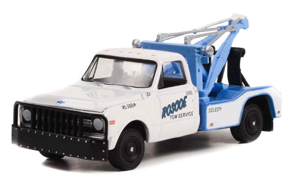 GREEN44955-B - CHEVROLET C-30 tow truck 1969 ROSCOE from the STARSKY & HUTCH series under blister - 1