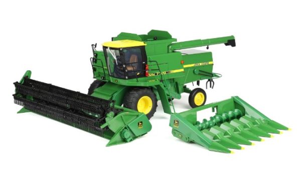 ERT45961OTP - John Deere 7720 Turbo combine harvester with 2 headers - 1