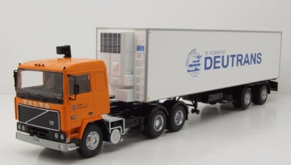 PRX47217 - VOLVO F12 6x4 1980 with 2-axle refrigerated trailer - DEUTRANS - 1