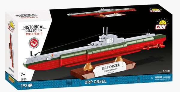 COB4855 - Submarine ORP Orzeł - 193 pieces - 1