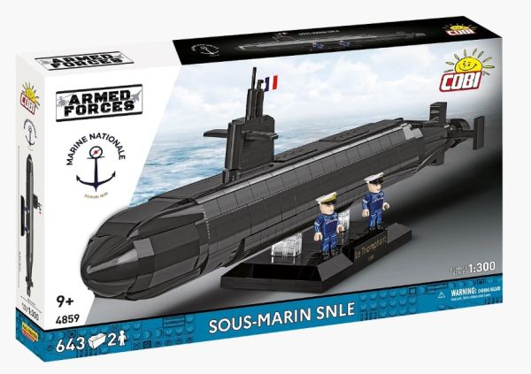 COB4859 - Submarine Le Triomphant - 643 pieces - 1