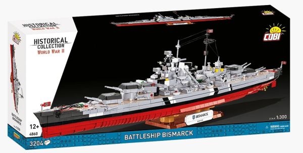COB4860 - Battleship Bismarck - 3204 pieces - 1