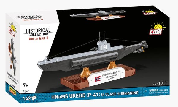 COB4861 - U-Class Submarine HNoMS Uredd P-41 - 142 pieces - 1