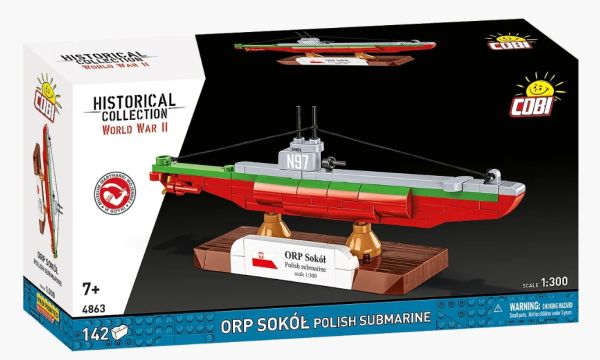COB4863 - Polish Submarine ORP Sokół - 142 pieces - 1