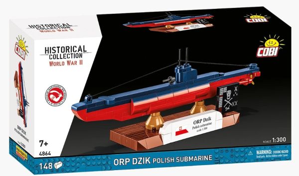COB4864 - Polish Submarine ORP Dzik - 148 pieces - 1