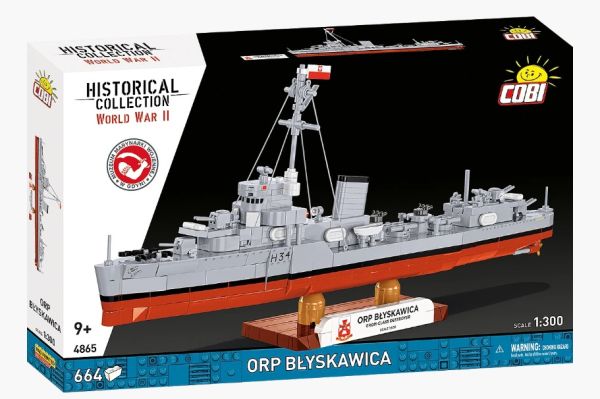 COB4865 - Destroyer ORP Błyskawica - 664 pieces - 1