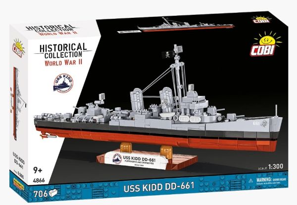 COB4866 - Destroyer USS Kidd DD-661 - 706 pieces - 1