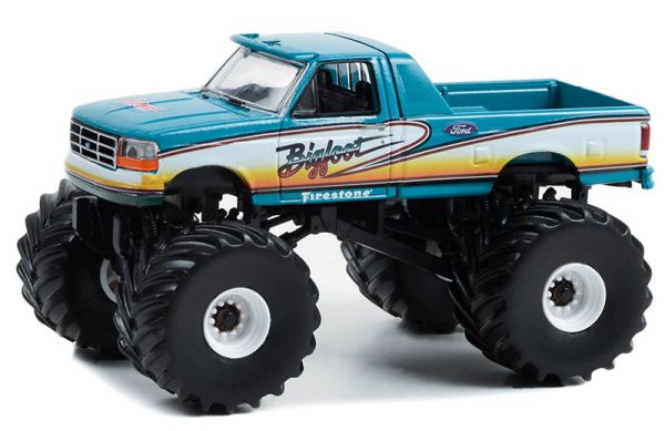 GREEN49120-C - FORD F-250 1993 Monster Truck BIGFOOT #11 from KINGS OF CRUNCH in blister pack - 1