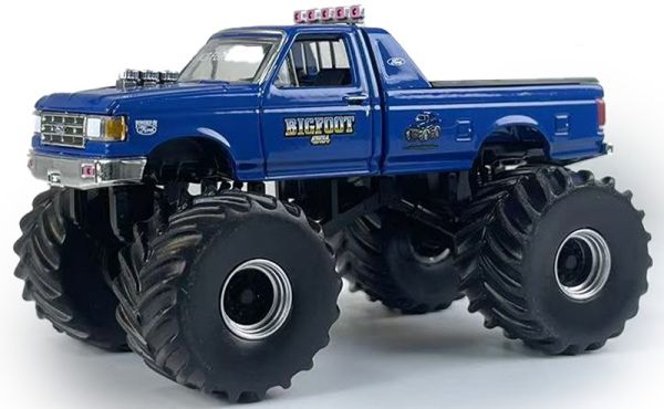 GREEN49160-D - FORD F-350 1990 #4 Monster truck - BIG FOOT from the KINGS OF CRUNCH series in blister pack - 1
