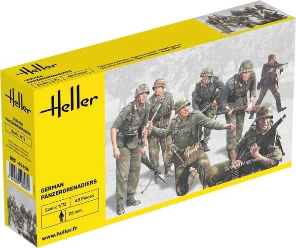 HEL49606 - German Panzergrenadiers to assemble and paint - 1