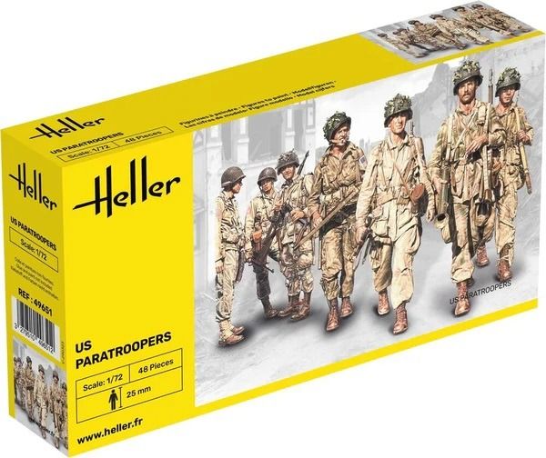 HEL49651 - American Paratroopers to assemble and paint - 1