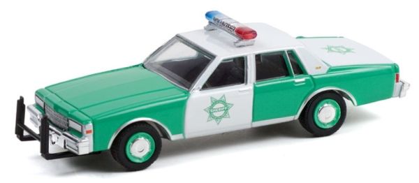 GREEN42980-B - CHEVROLET Caprice 1989 Sheriff of San Diego HOT PURSUIT series 40 in blister pack - 1