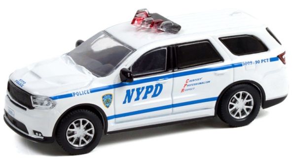 GREEN42980-F - DODGE Durango 2019 New York Police HOT PURSUIT 40 Series Blister Pack - 1