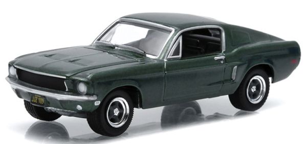 GREEN44723 - FORD Mustang GT FASTBACK 1968 Green in blister - 1