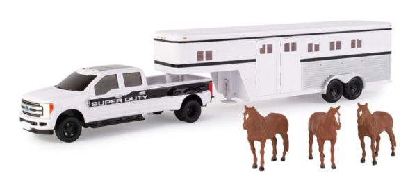 ERT46800 - FORD F350 Super Duty with gooseneck trailer and horses - 1