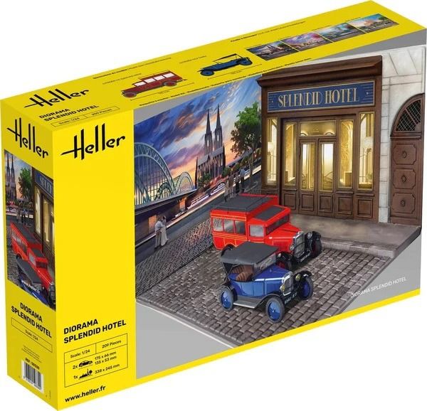 HEL50330 - Diorama Hotel du Splendide to assemble and paint - 1