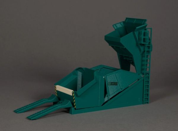 MSM5415/01 - Handling Unit 2x9 m³ Green - L.178.7 x W.57.5 x H.114.7 mm - 1