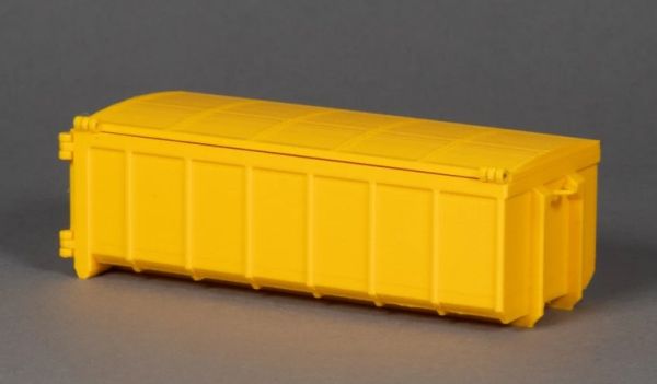 MSM5608/01 - 20m3 skip with yellow lid - 1