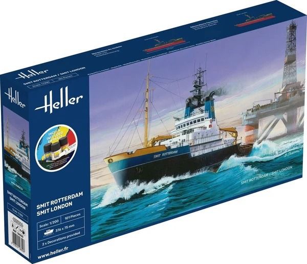 HEL56620 - Starter kit with paint and accessories - SMIT Rotterdam and SMIT London to assemble - 1