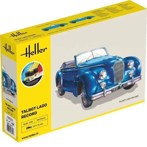 HEL56711 - Starter kit with paint and accessories - TALBOT Lago Record to assemble - 1